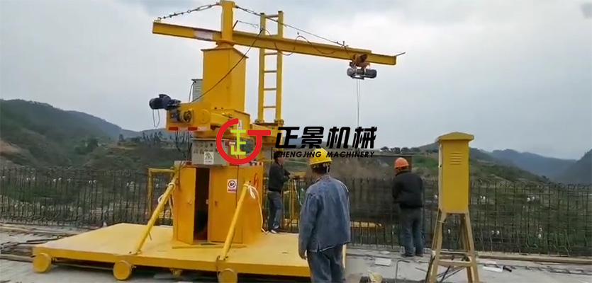 橋梁防撞墻模板施工臺(tái)車
