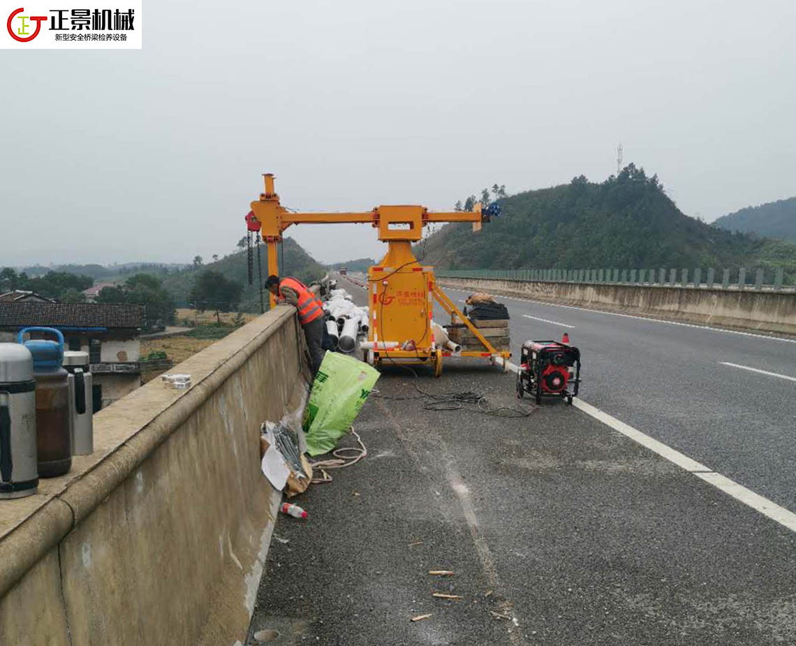 橋梁排水管安裝車