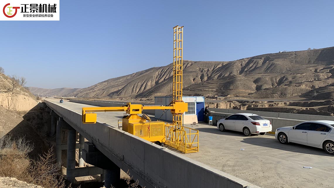 橋梁排水管安裝車