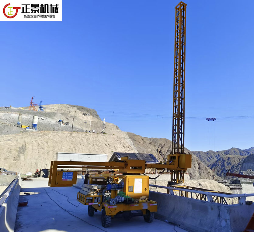 橋梁排水管安裝車