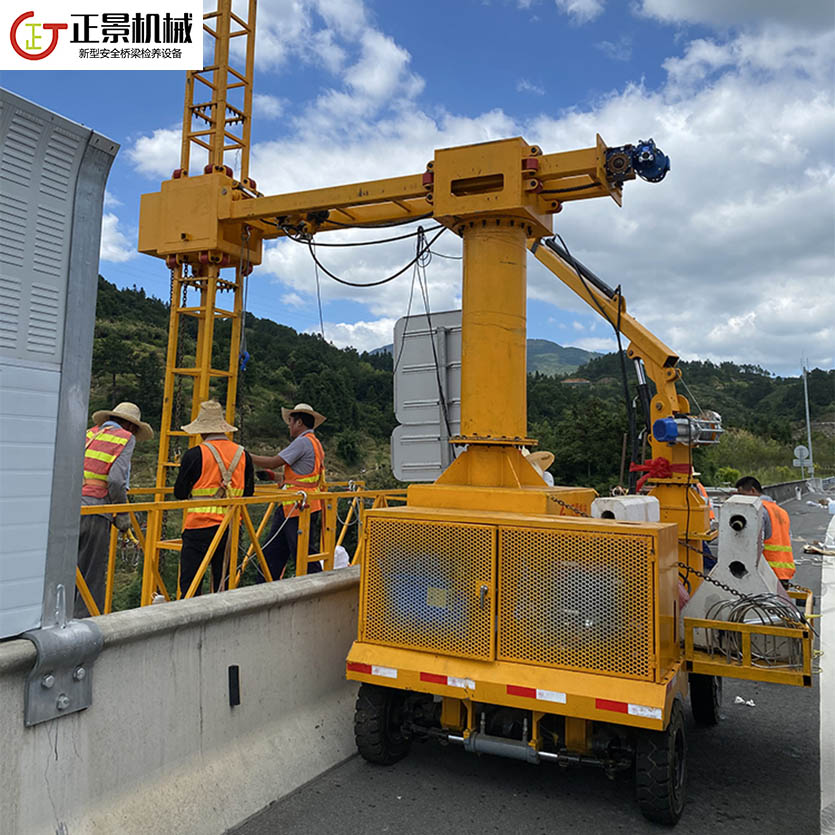 橋梁排水管安裝車