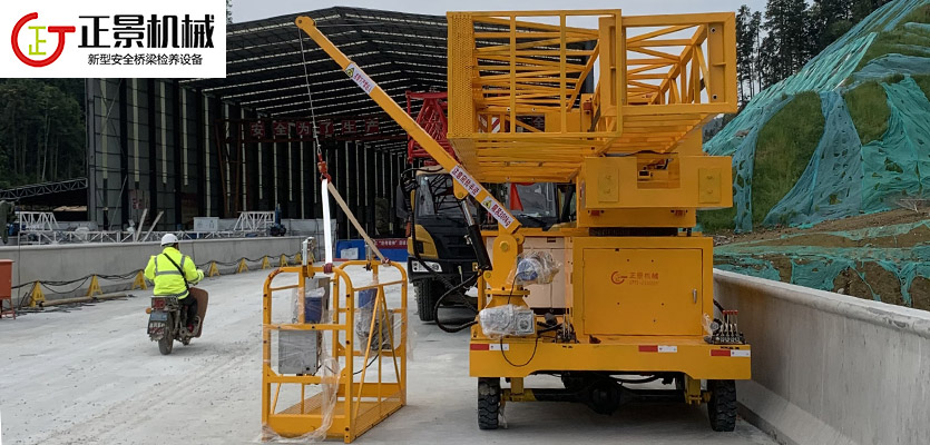 橋梁排水管安裝車